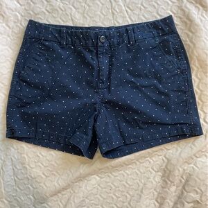 Colombia PFG Navy Polka Dot Shorts Women’s Size 10 Performance Fishing Summer